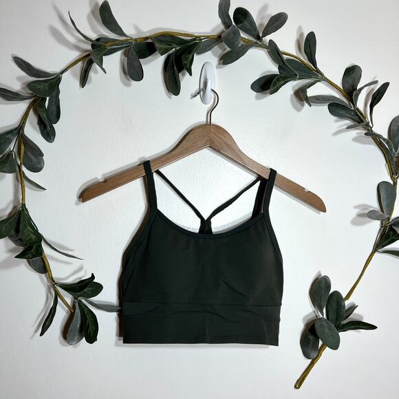 Athleta Green Y Back Sports Bra LAST CALL - Picture 1 of 4